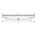 Hansgrohe 26843701 Wall Outlet 500 With Handshower Holder And Shelf