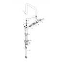 Hansgrohe 72806671 Single Handle U-Shaped Kitchen Faucet