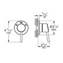 Grohe 29106Gn1 3-Way Diverter Trim Brushed Cool Sunrise