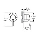 Grohe 291082431 Concetto 2 Way Diverter Trim (Shower head/Hand Shower)