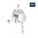 Grohe 29108GN1 2-Way Diverter Trim Brushed Cool Sunrise