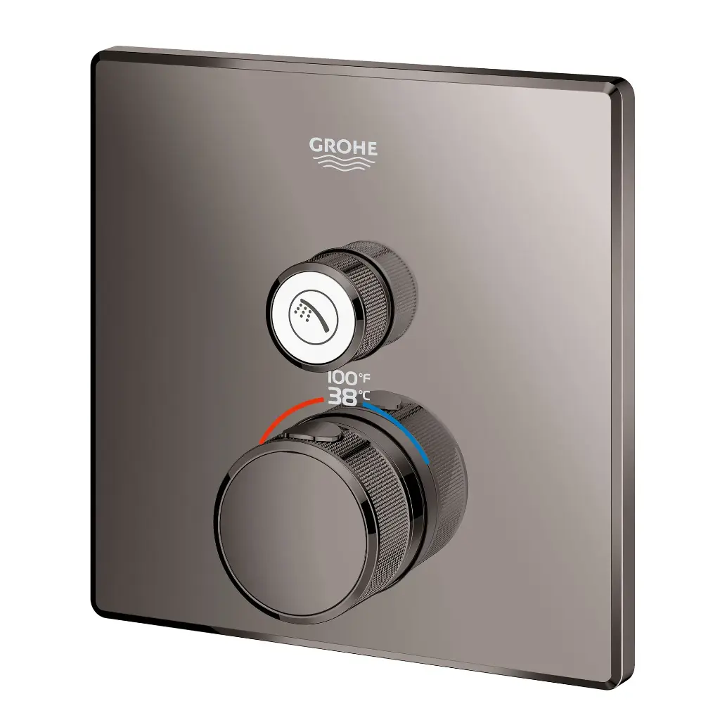 Grohe 29140A00 Single Function Thermostatic Valve Trim Hard Graphite