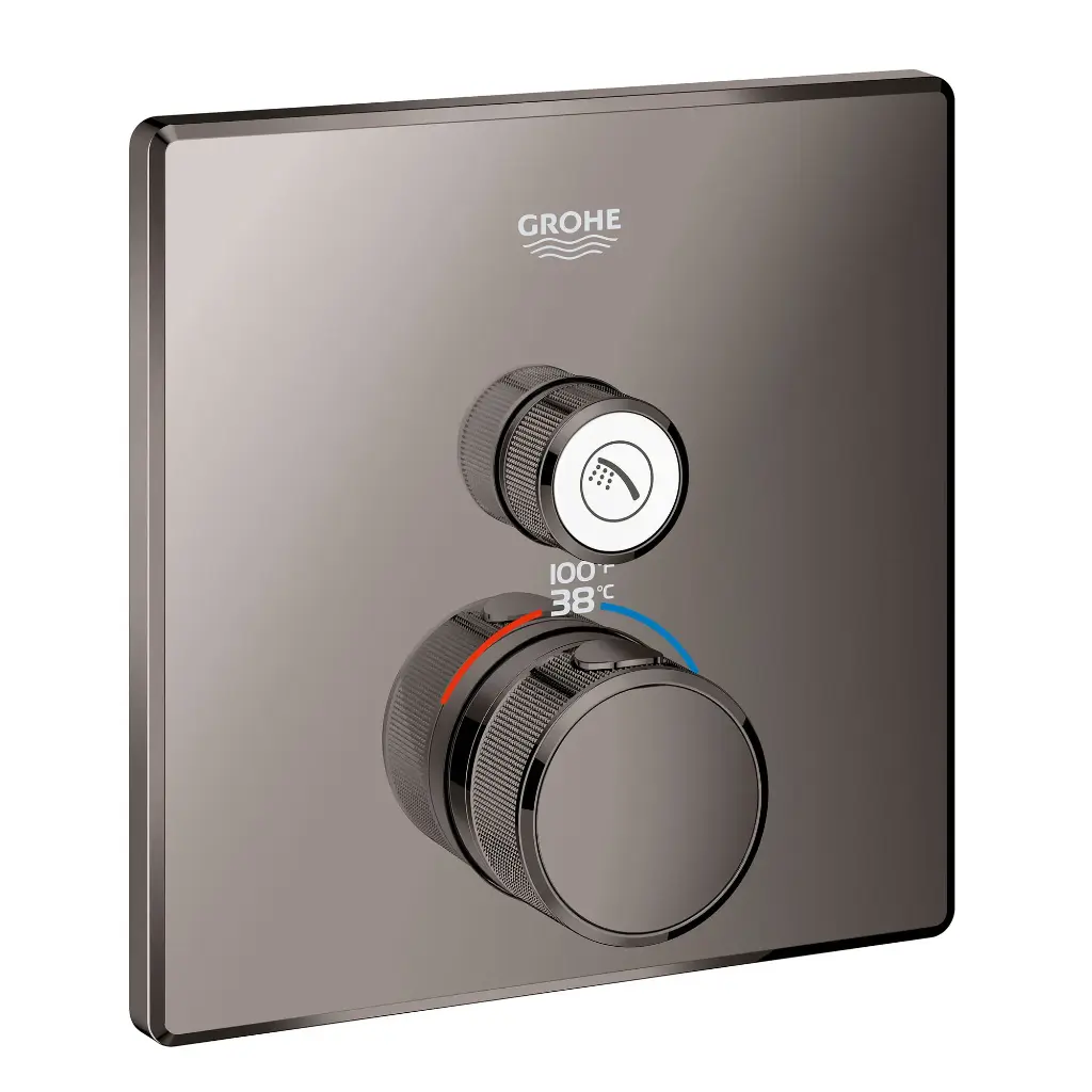 Grohe 29140A00 Single Function Thermostatic Valve Trim Hard Graphite