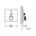 Grohe 29140EN0 Single Function Thermostatic Valve Trim Brushed Nickel