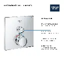 Grohe 29140GN0 Single Function Thermostatic Valve Trim Brushed Cool Sunrise