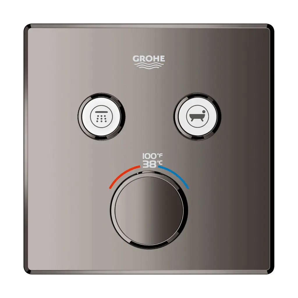 Grohe 29141A00 Single Function Thermostatic Valve Trim Hard Graphite