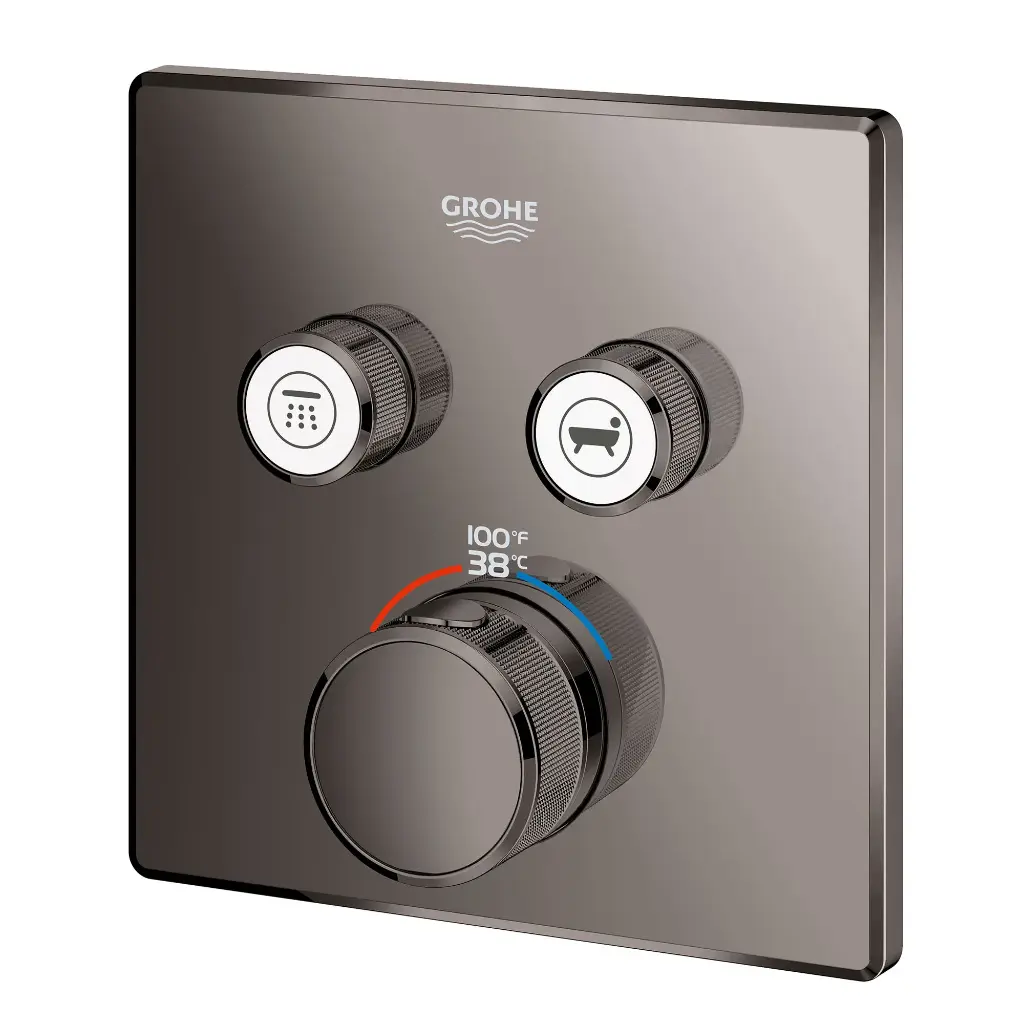 Grohe 29141A00 Single Function Thermostatic Valve Trim Hard Graphite