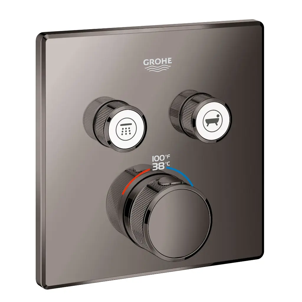 Grohe 29141A00 Single Function Thermostatic Valve Trim Hard Graphite