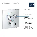 Grohe 29141EN0 Single Function Thermostatic Valve Trim Brushed Nickel