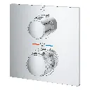 Grohe 29177001 Single Function 2-Handle Thermostatic Valve Trim Chrome