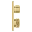 Grohe 29177Gn1 Single Function 2-Handle Thermostatic Valve Trim Brushed Cool Sunrise