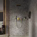 Grohe 29178Gn1 Dual Function 2-Handle Thermostatic Valve Trim Brushed Cool Sunrise