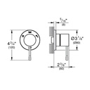 Grohe 292032431 Essence 3-Way Diverter Trim