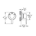 Grohe 292152431 3-Way Diverter Trim Matte Black