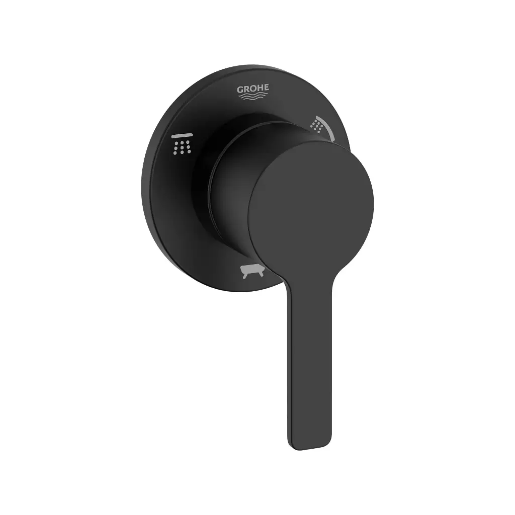 Grohe 292152431 3-Way Diverter Trim Matte Black