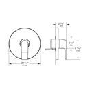 Grohe 292982430 Pressure Balance Valve Trim Matte Black