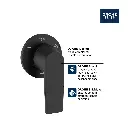 Grohe 293012430 3-Way Diverter Trim Matte Black
