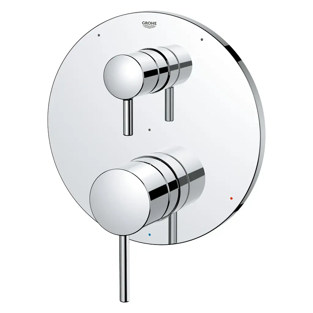 Grohe 29427000 Timeless PBV Trim W 3-Way Div Us Chrome