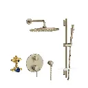 Grohe 29430EN0 Timeless PBV Rain Shwr Set 1.75Gpm Us Brushed Nickel