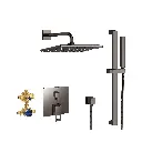 Grohe 29432A00 Eurocube PBV Rain Shwr Set 1.75Gpm Us Hard Graphite