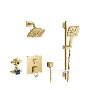 Grohe 29433GN0 Eurocube PBV Shwr Set 1.75Gpm Us Brushed Cool Sunrise