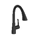 Grohe 303682432 Single Handle Pull Down Triple Spray Bar Faucet  6.6 L/Min (1.75 Gpm) Matte Black