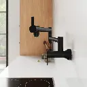 Grohe 31075GN2 2-Handle Wall Mount Pot Filler Brushed Cool Sunrise