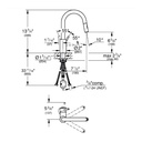 Grohe 31479Gn1 Single Handle Pull Down Bar Faucet 6.6 L/Min (1.75 Gpm) Brushed Cool Sunrise