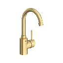 Grohe 31518Gn0 Single Handle Pull Down Dual Spray Bar Faucet 6.6 L/Min (1.75 Gpm) Brushed Cool Sunrise