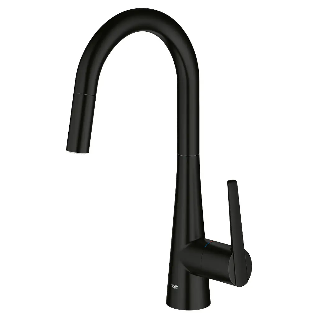Grohe 322262433 Zedra Dual Spray Pull-Down Kitchen Faucet