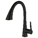Grohe 322982433 Zedra Triple Spray Pull-Down Kitchen Faucet Matte Black