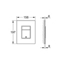 Grohe 389160A0 Skate Cosmopolitan Mirror Glass