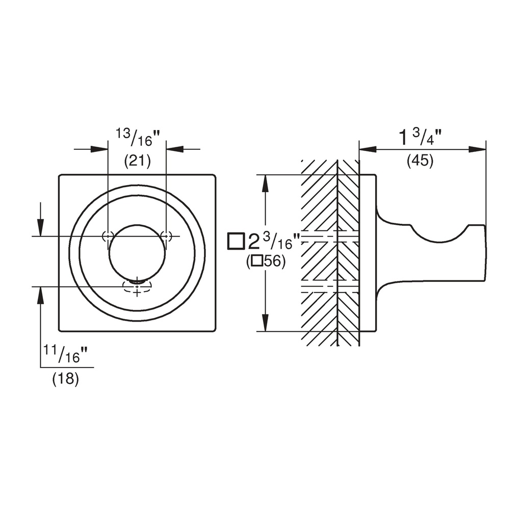 Grohe 40284En1 Robe Hook Brushed Nickel