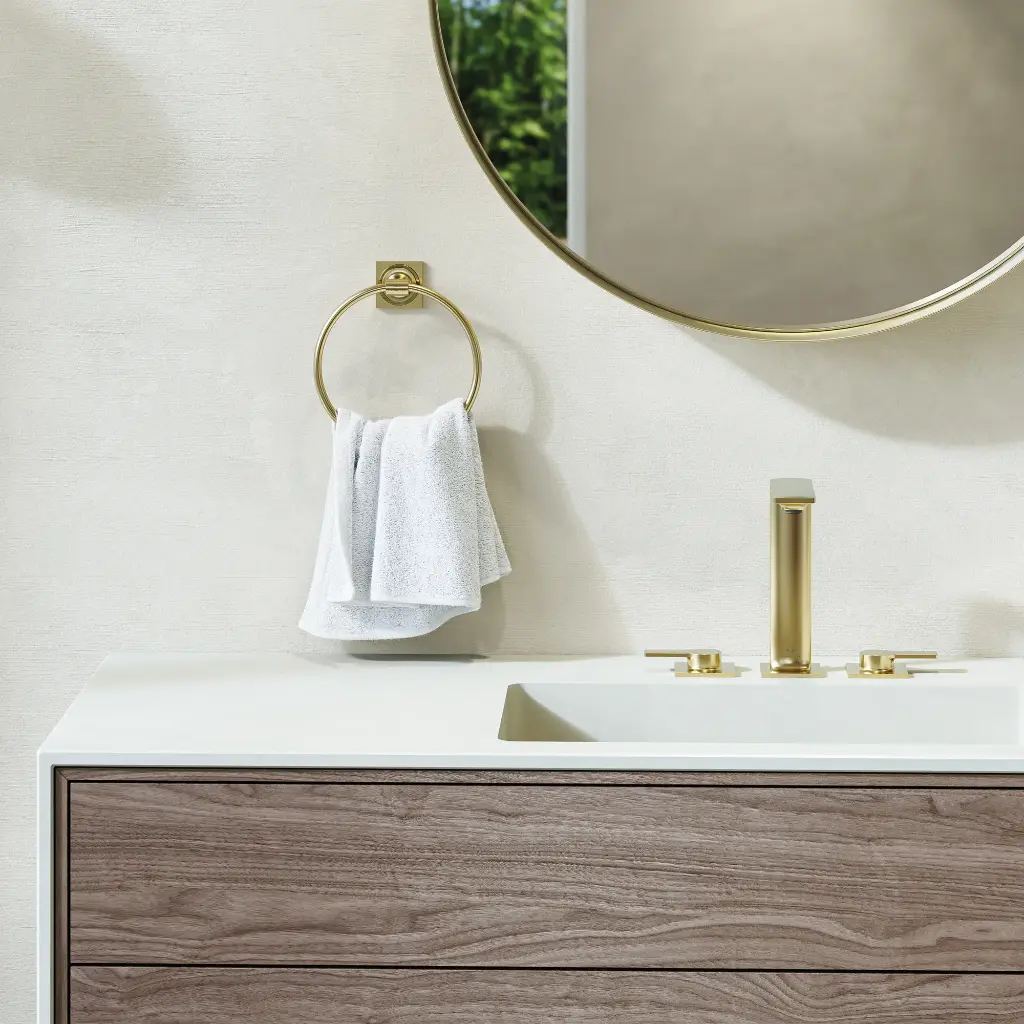 Grohe 40339En1 Towel Ring Brushed Nickel