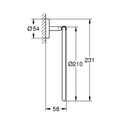 Grohe 40460001 Baucosmopolitan Towel Ring Grohe Chrome