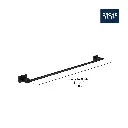 Grohe 40509A01 24" Towel Bar Hard Graphite