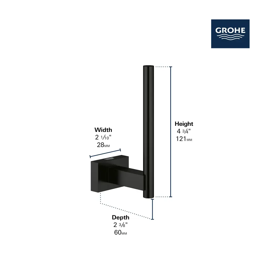 Grohe 40623EN1 Spare Paper Holder Brushed Nickel