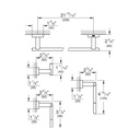 Grohe 407782431 4-In-1 Accessory Set Matte Black