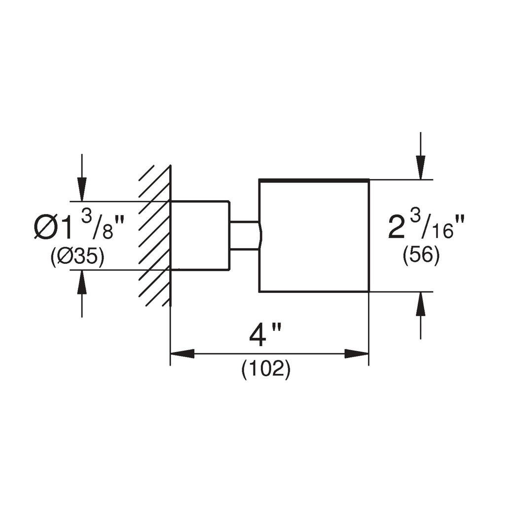Grohe 40884En0 Atrio New Glass Holder Brushed Nickel