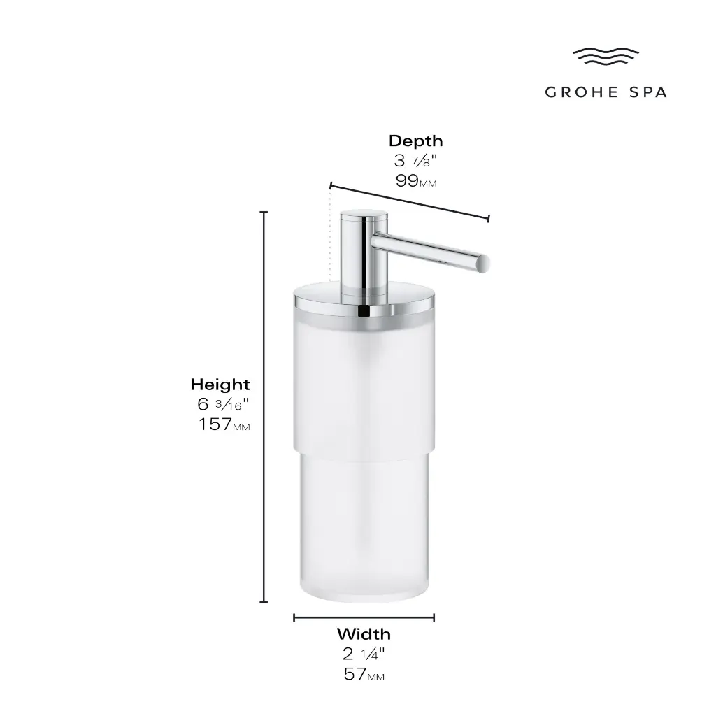 Grohe 40886000 Atrio New Soap Dispenser Chrome