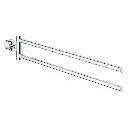 Grohe 40888000 Atrio New Double Towel Bar Chrome