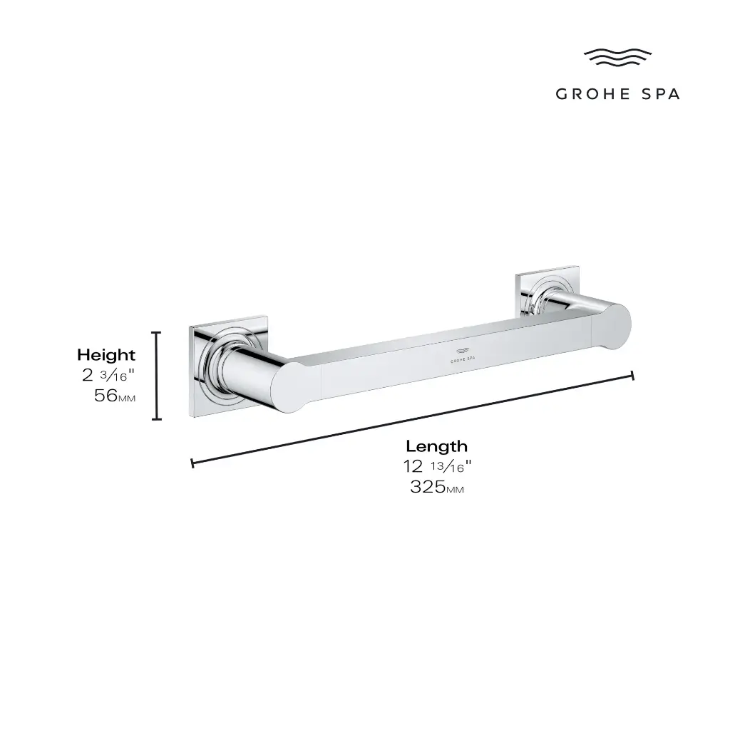 Grohe 40955En1 12" Grab Bar Brushed Nickel