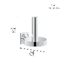 Grohe 40956001 Spare Toilet Paper Holder Chrome
