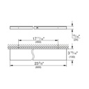 Grohe 40965En1 14 3/16" Shelf Brushed Nickel