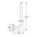 Grohe 41078A00 Double Tp Holder Hard Graphite