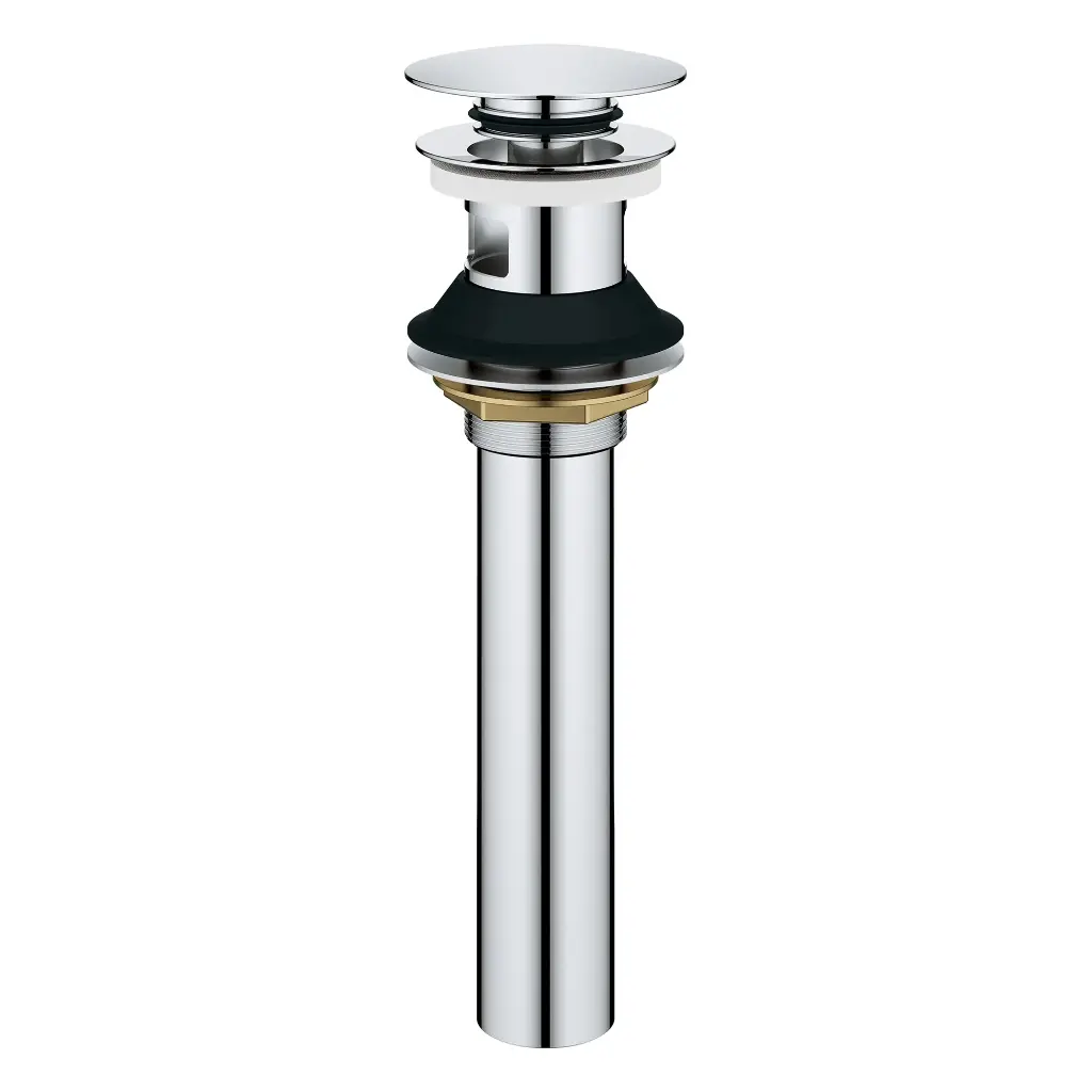 Grohe 48656000 Bathroom Sink Pop-Up Drain With Overflow Chrome