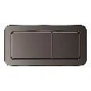 Grohe 49127A00 Dual Flush Actuator Hard Graphite