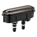 Grohe 49138A00 Essence Dual Flush Actuator Hard Graphite