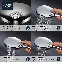Grohe 26552000 Rainshower Smartactive Handshower Square Chrome