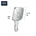 Grohe 26552000 Rainshower Smartactive Handshower Square Chrome